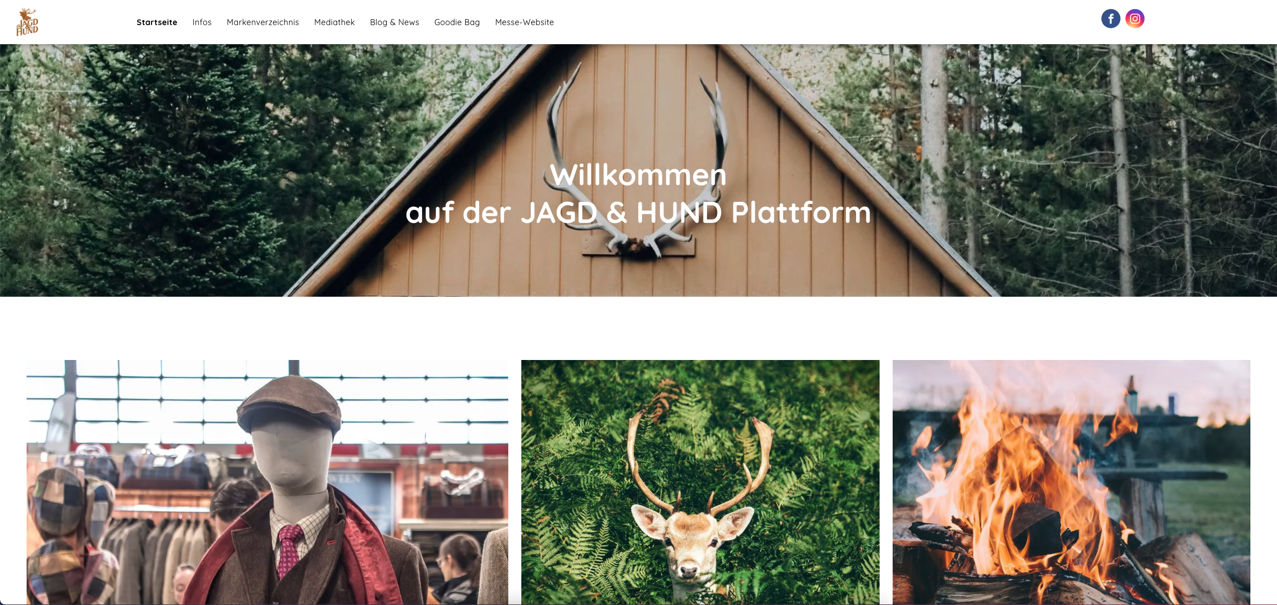 Digitale Messe Plattform Jagd & Hund